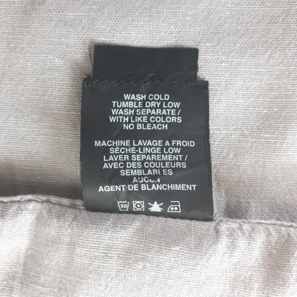 Howe Gray Short Sleeve Cotton Linen Shirt - Picture 13 of 13